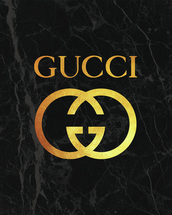 Logo Gucci złote